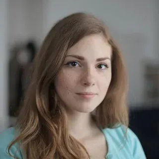 Stock photo used as a placeholder portrait for Sarah K.